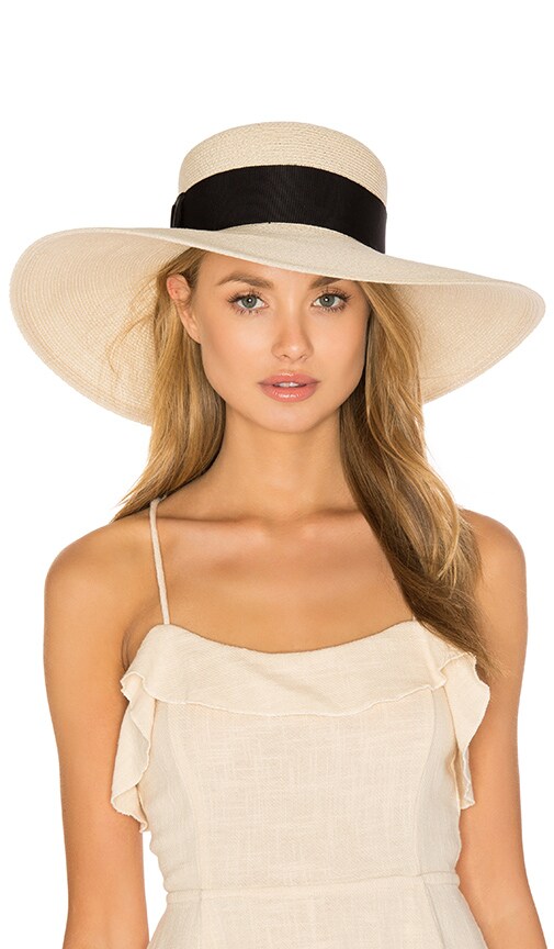 Eugenia Kim LouLou Hat in Ivory | REVOLVE display picture 3