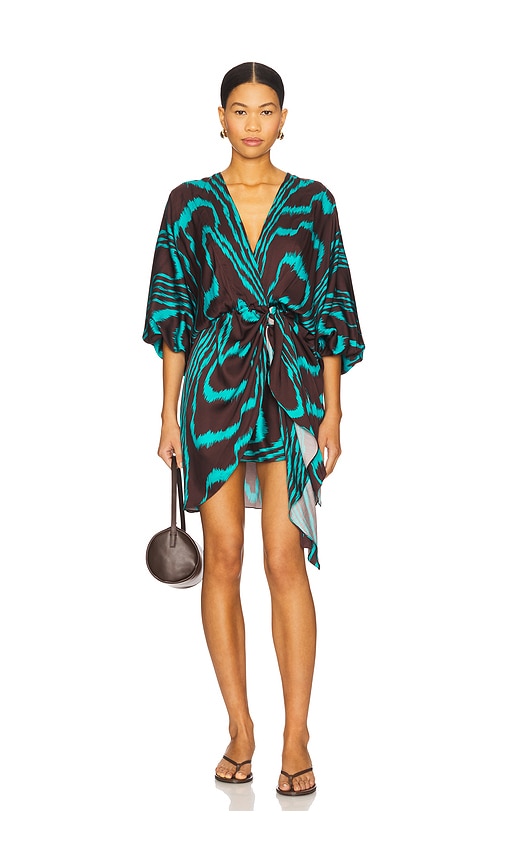 Eugenia Fernandez Tuka Dress in Brown. - size XL (also in L, M, S, XS)