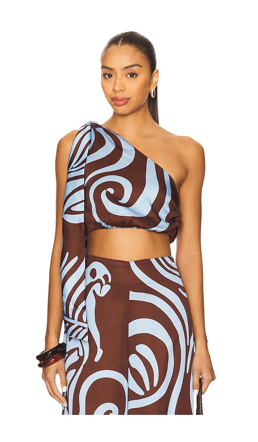 Eugenia Fernández Dara Top In Brown