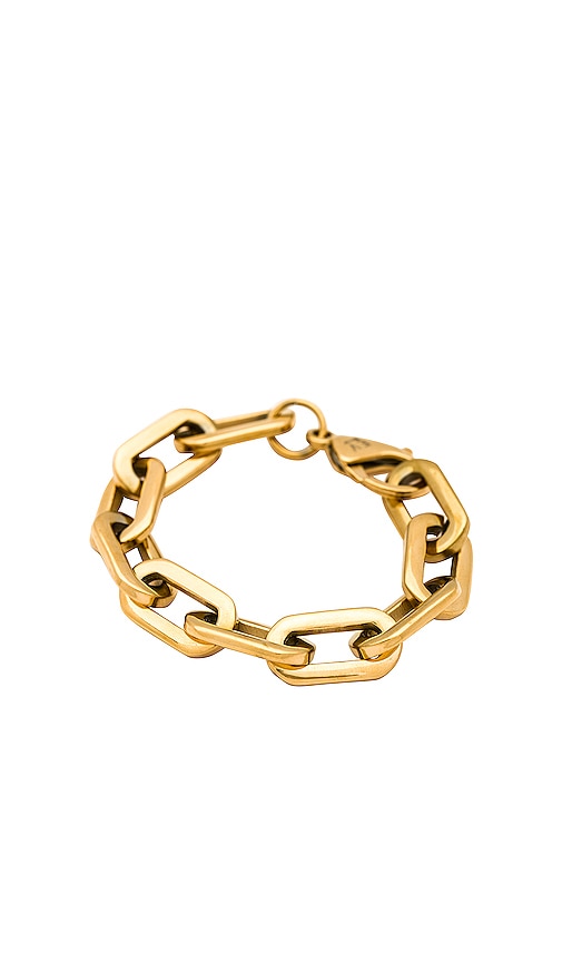 Ellie Vail Gage Oversized Link Bracelet In Gold