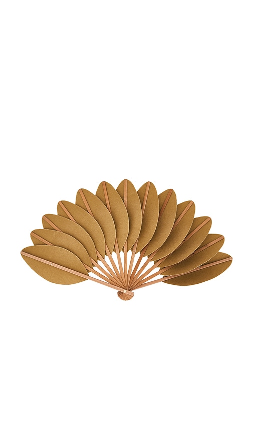 Eva Ventai Large Palmette Glitter The Classic Format Fan