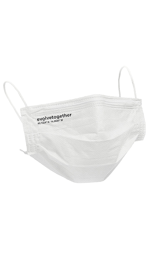 evolvetogether 【未開封】白　30 face masks pack evolvetogether NYC 30 Day Pack Face Masks in White | REVOLVE
