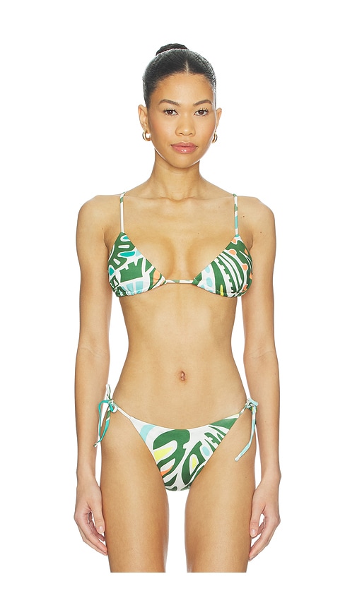 eywasouls malibu Layla Bikini Top in Green. - size L (also in M, S, XS)