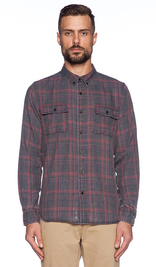 Ezekiel Macgyver Flannel in Deep Wine | REVOLVE