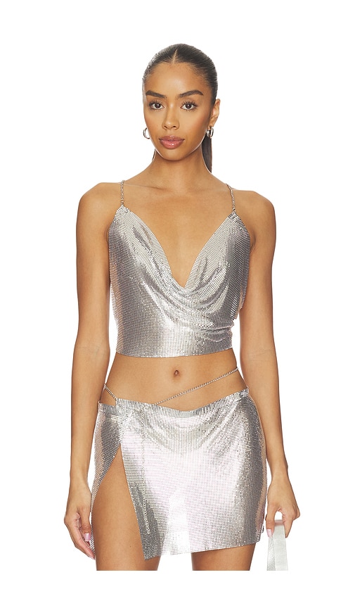 Metallic Chain Tops: Camis, Bralettes, Tanks, And More | REVOLVE Metallic Chain Tops: Camis, Bralettes, Tanks, And More | REVOLVE