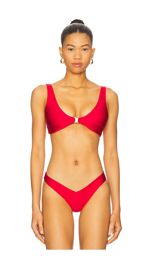 Kendall Bikini Top in Red. - size XL (also in L, M, S, XS)