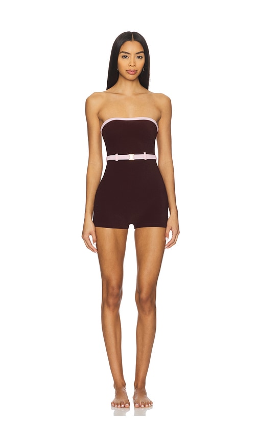 Stevie Playsuit One Piece by FAE in Milkshake