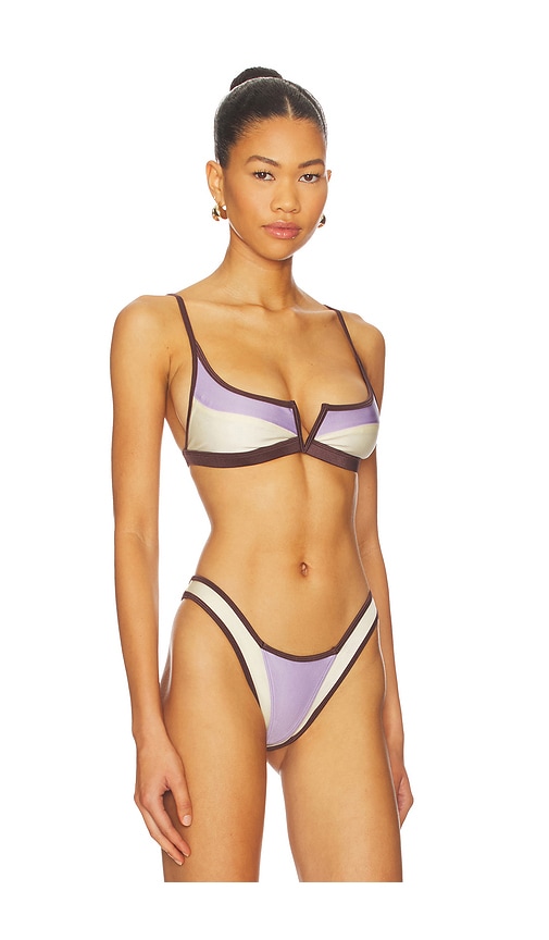 Fae Gypsy Bikini Top In Purple