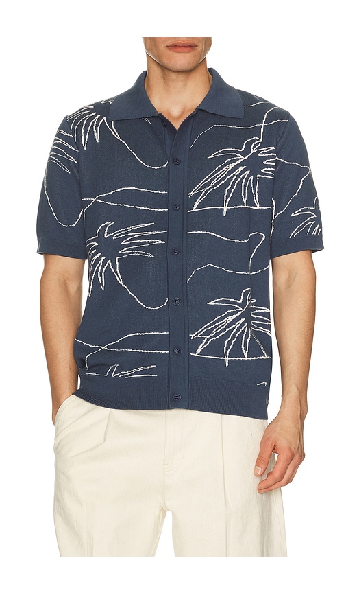 Far Afield Palms Knitted Shirt