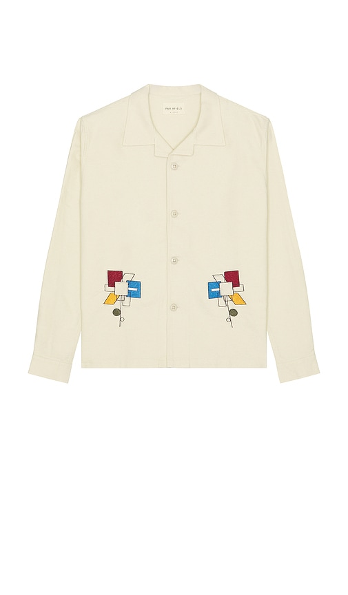 Veloso Shirt in Cream. - size L (also in M, S, XL/1X) - Far Afield - Modalova