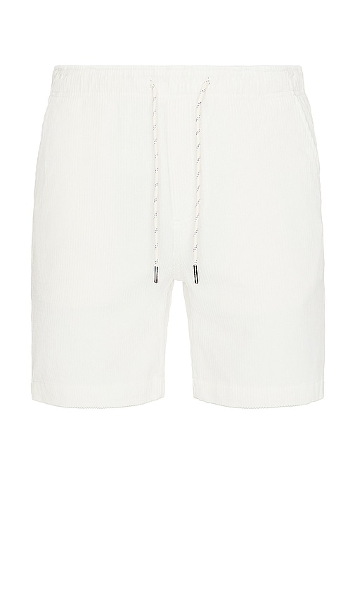 Shop Faherty Drawstring Cord Short In Grey