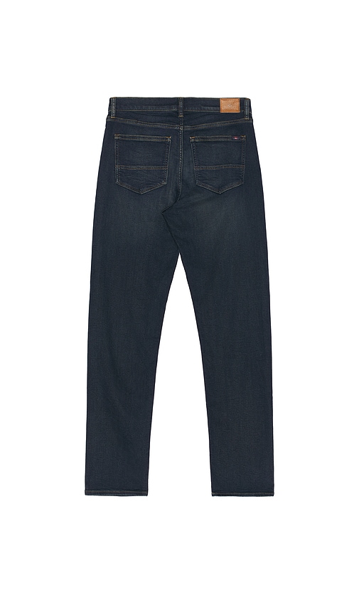 Faherty Stretch Terry Indigo 5 Pocket Jeans In Blue