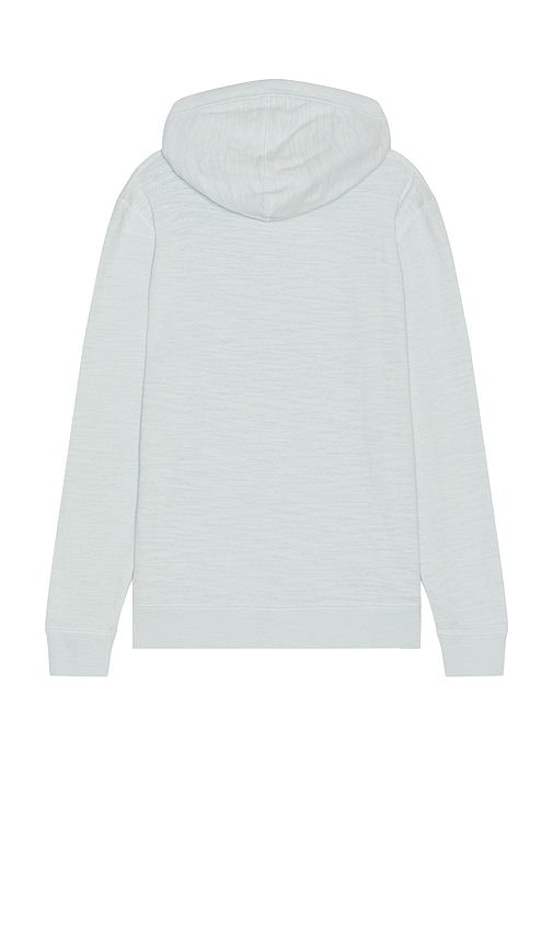 Faherty Sunwashed Slub Hoodie In Baby Blue