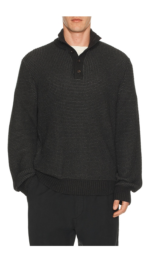 Faherty Quarter Button Sweater