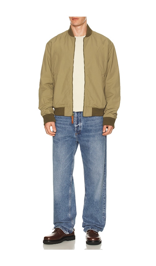  Faherty Bomberjacke Military In Olive. Größe S. Also In Xl/1x. 