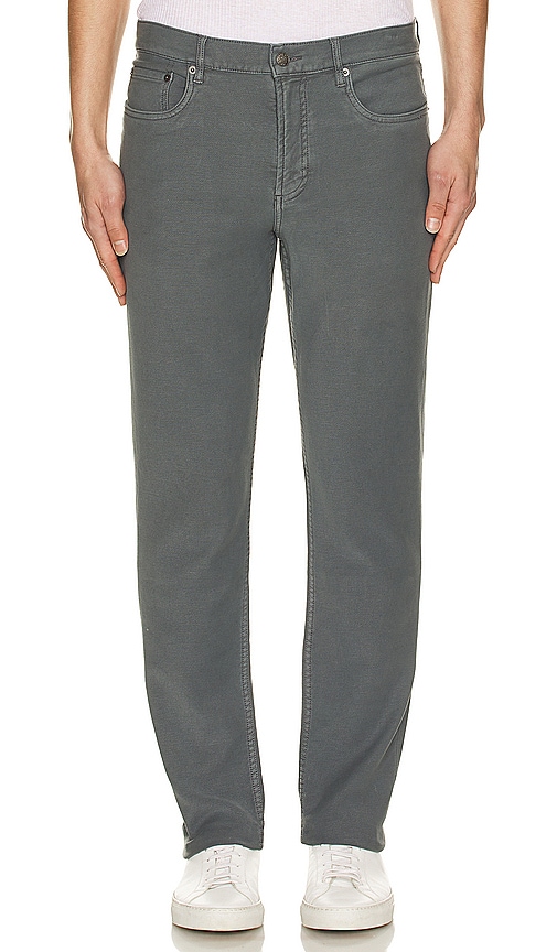 Faherty Stretch Terry 5 Pocket Pant In 暗蓝灰色