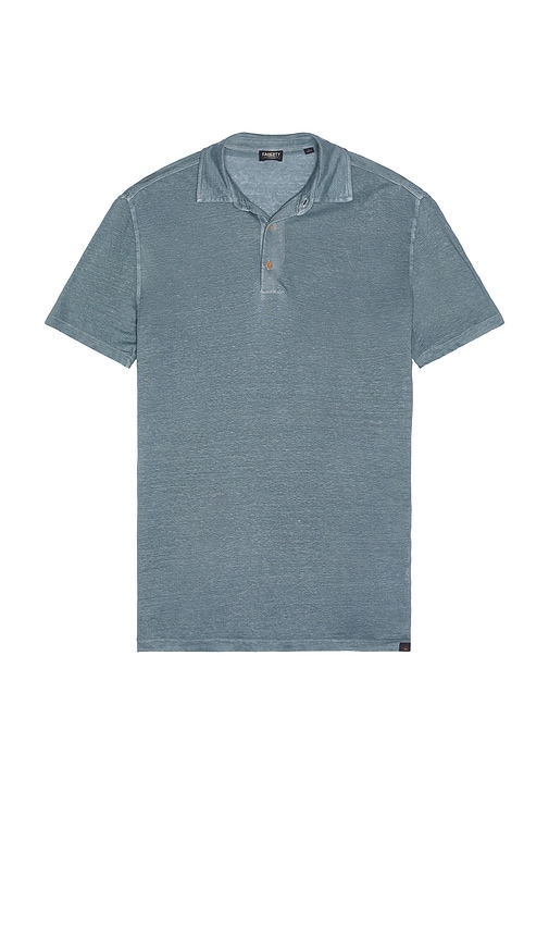 Linen Polo en . Taille L. Also en M, S, XL/1X - Faherty - Modalova