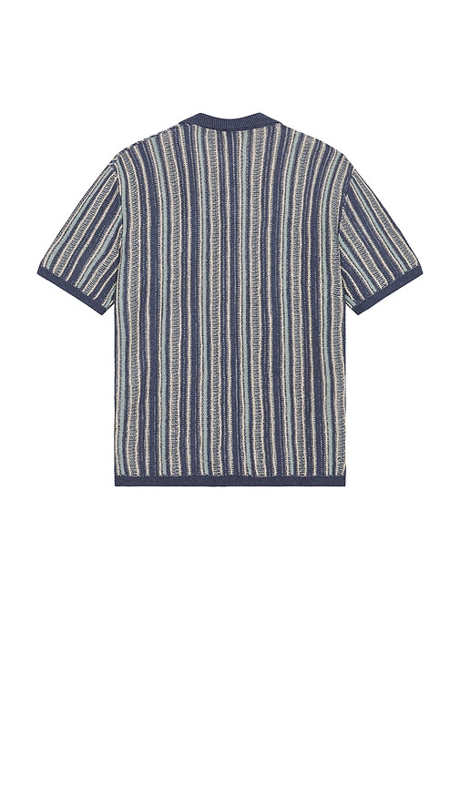Faherty Short-sleeve Sweater Shirt In Black