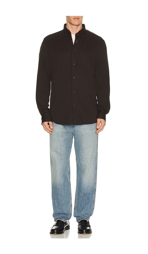  Faherty Jersey-shirt Coastline In Brown. Größe S. Also In M, Xl/1x. 