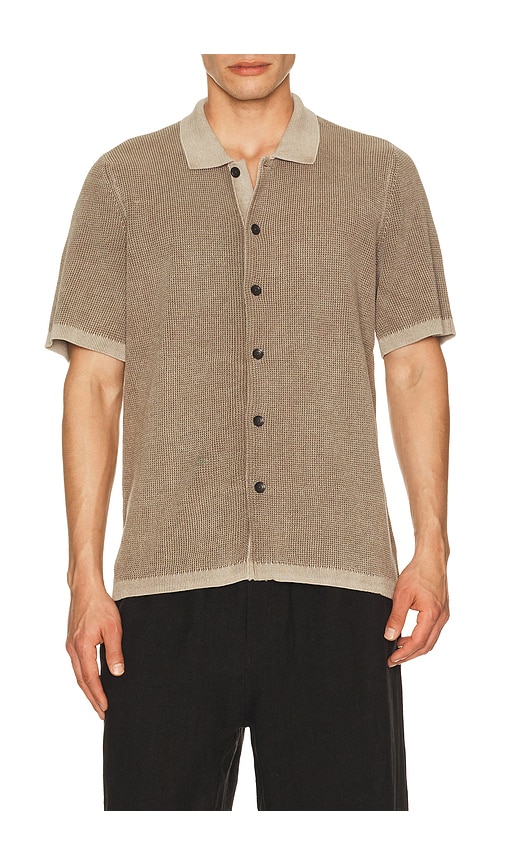 Faherty Short Sleeve Sunwashed Knitted Shirt