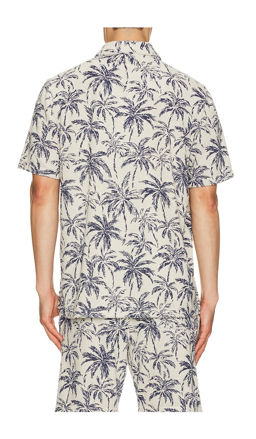 Faherty Short Sleeve Cabana Towel Terry Shirt | Thumbnail 2 Faherty Short Sleeve Cabana Towel Terry Shirt | Thumbnail 2