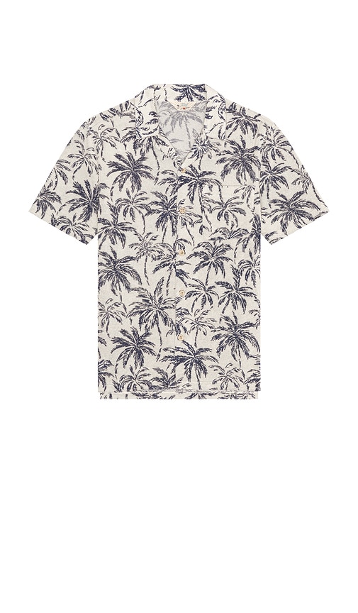 Faherty Short Sleeve Cabana Towel Terry Shirt | Thumbnail 4 Faherty Short Sleeve Cabana Towel Terry Shirt | Thumbnail 4