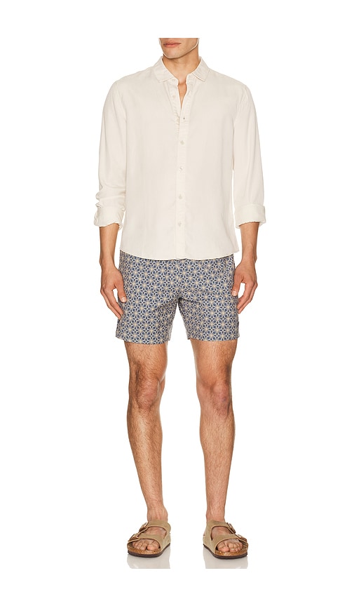  Faherty Badeshorts In Blue. Größe S. Also In M, L, Xl/1x. 