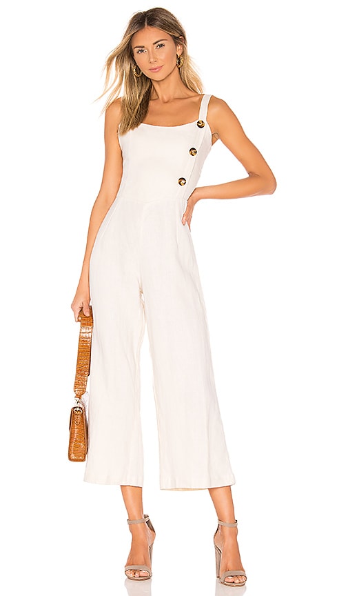 FAITHFULL THE BRAND Sainte Marie Jumpsuit in Cream | REVOLVE