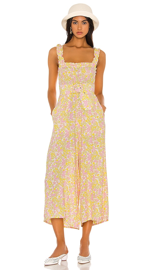 faithfull the brand yellow jumpsuit