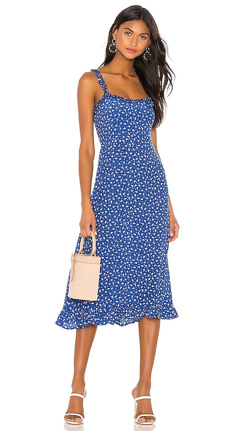 faithfull the brand noemie midi dress