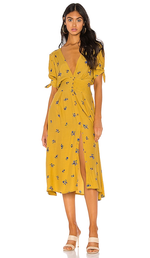 FAITHFULL THE BRAND Billie Midi Dress 