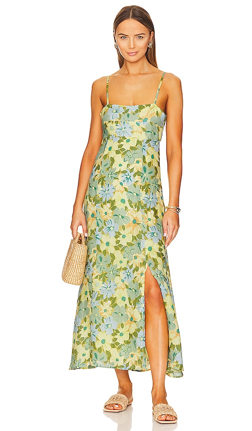 FAITHFULL THE BRAND Tagliatelle Midi Dress in Francis Floral