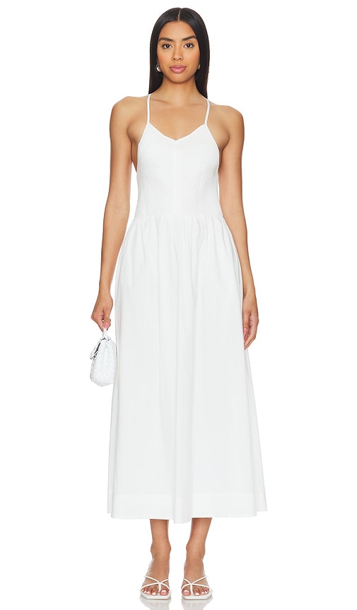 FAITHFULL THE BRAND CAMERA MIDI DRESS 