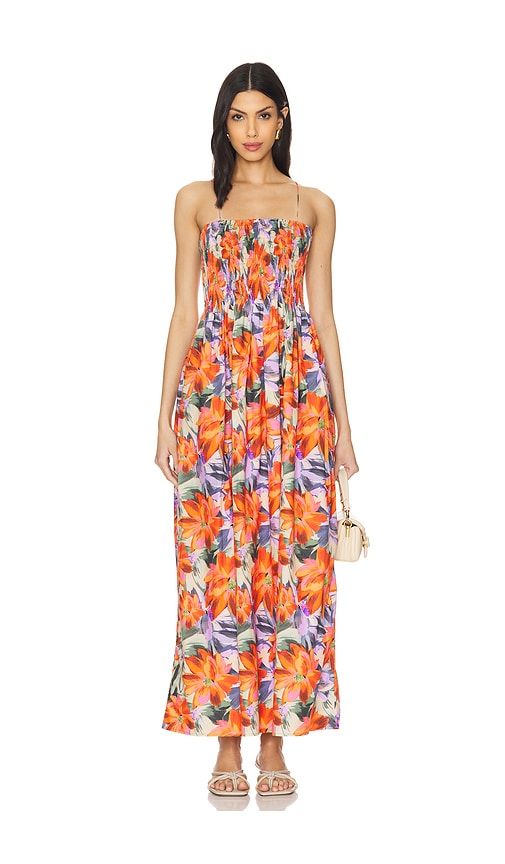 Shop Faithfull The Brand X Revolve Tergu Maxi Dress In Orange