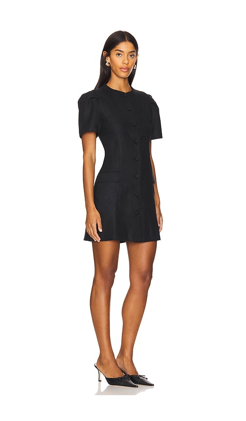 Shop Faithfull The Brand Emma Mini Dress In Black