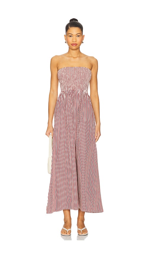 Sanya Maxi Dress in Red. - size XS (also in L, M, S, XL)