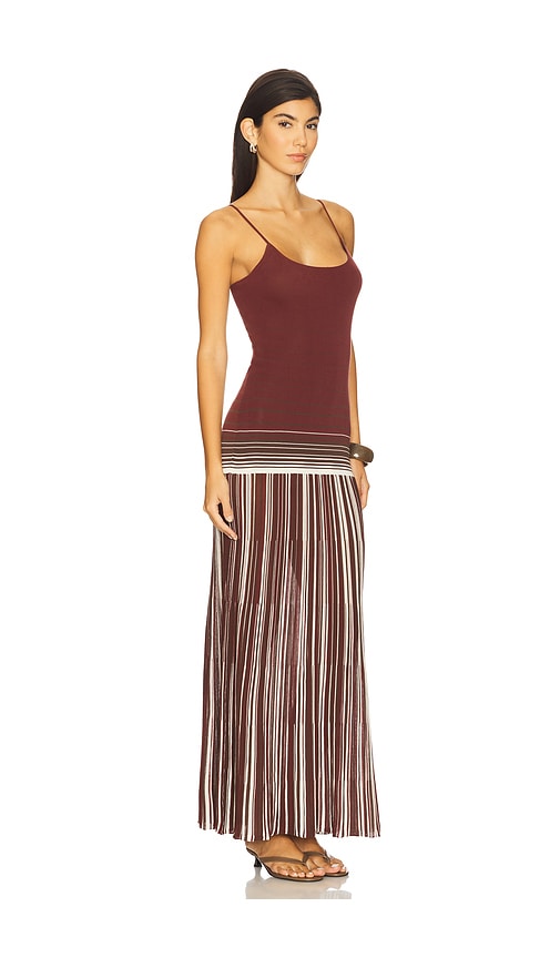 Faithfull The Brand Cecile Maxi Dress In Red