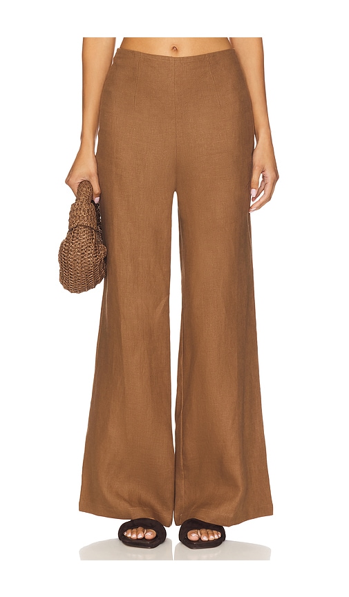 Syna Pant in Brown. - size XS (also in L, M, S, XL)