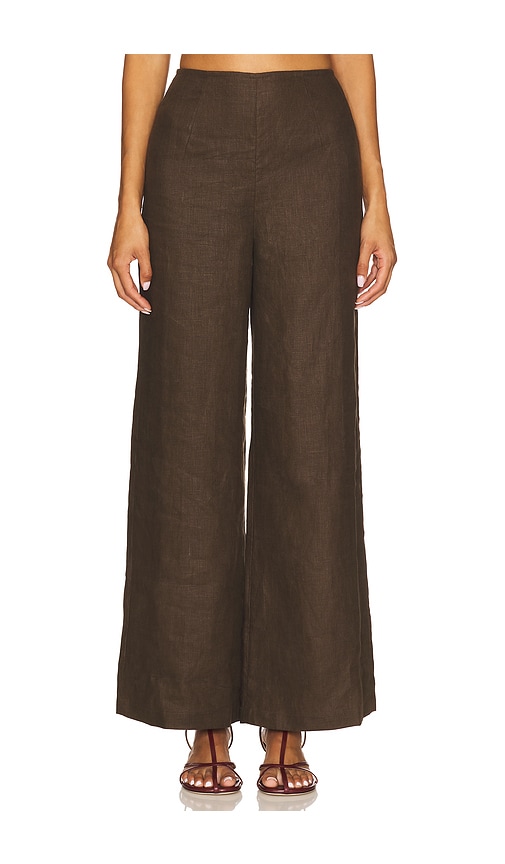 Syna Pant in Chocolate. - size L (also in M, S, XL, XS) - FAITHFULL THE BRAND - Modalova
