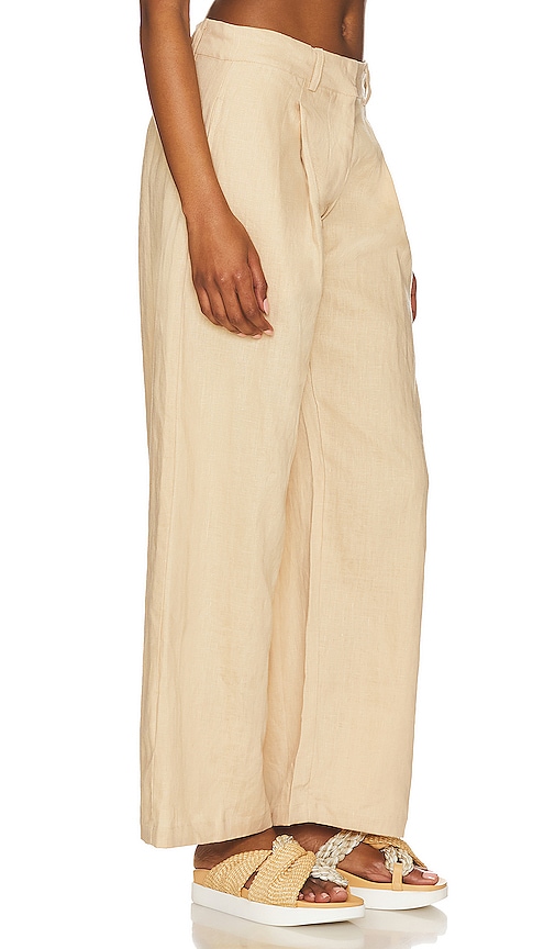 Shop Faithfull The Brand Francois Pant In Beige