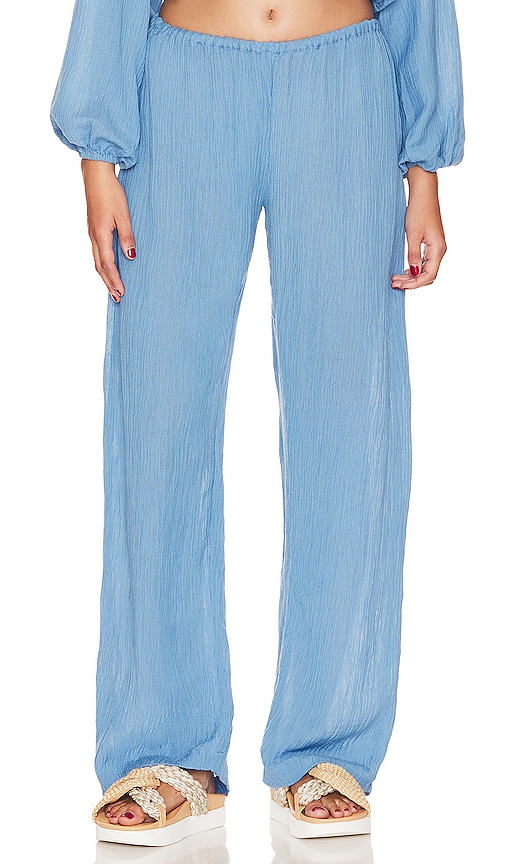 Faithfull The Brand Remy Pant In Blue
