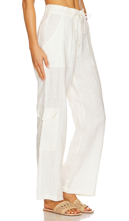 Shop Faithfull The Brand Relais Pants In Eggshell