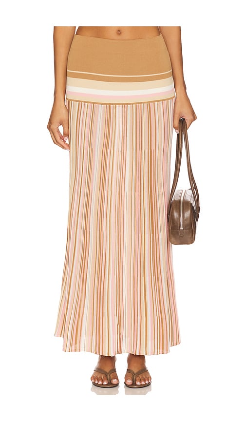 Citara Skirt in Tan. - size XL (also in L, M, S, XS)