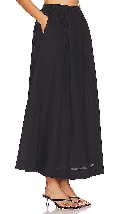 Shop Faithfull The Brand Scanno Skirt In Black