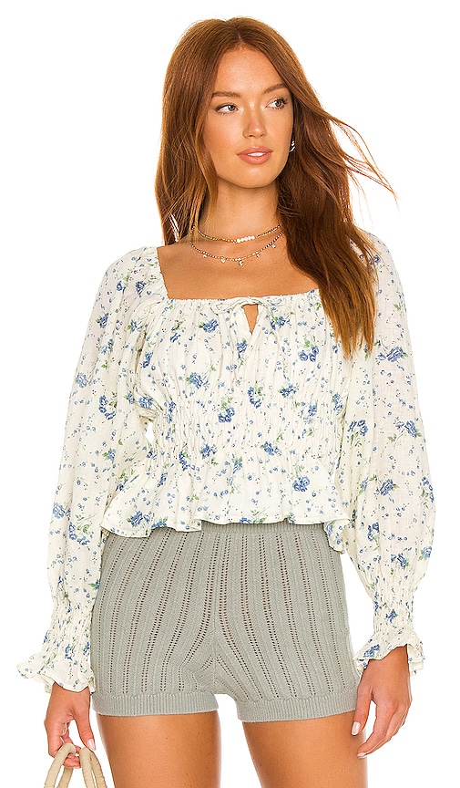 FAITHFULL THE BRAND Gillian Top in Astoria Floral Print | REVOLVE