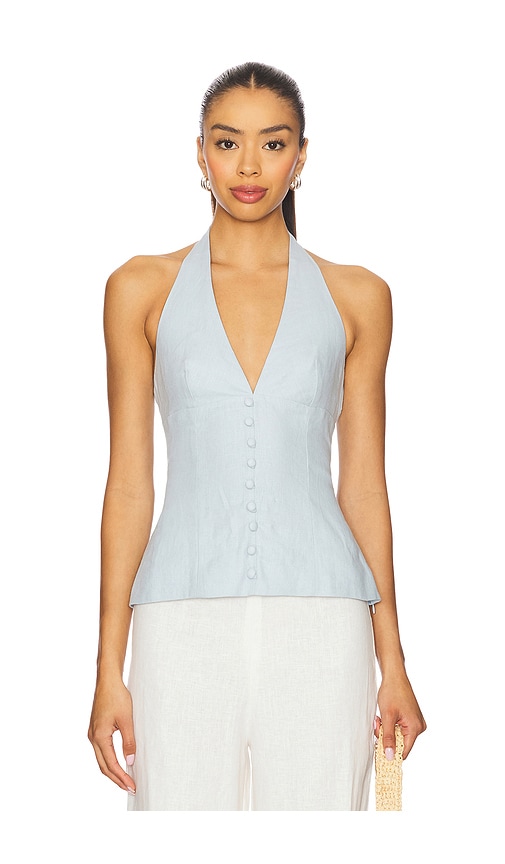 Faithfull The Brand X Revolve Marie Top In Blue