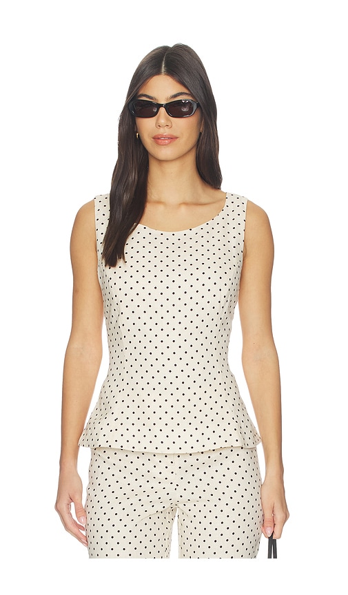 FAITHFULL Iria Top en Cream. Taille L. Also en S, XS, M, XL.