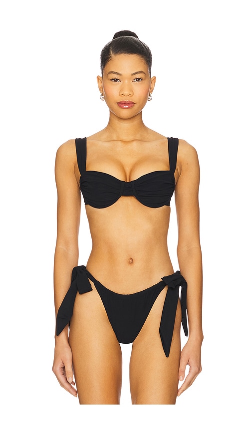 Sol Bikini Top in Black. - size XS (also in L, S)