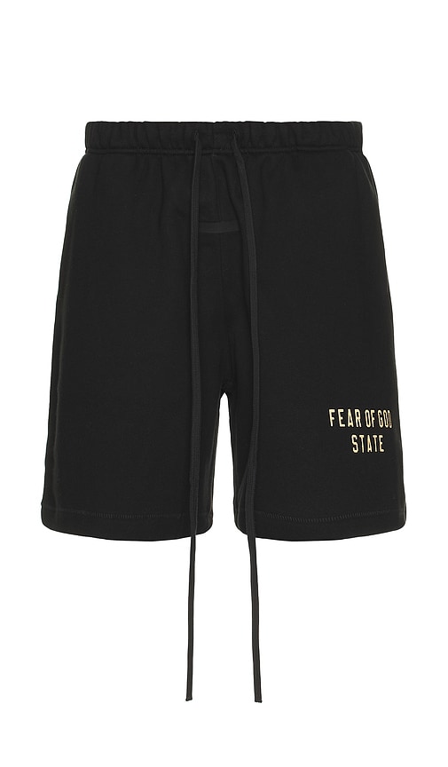 Shop Essentials Fleece Soccer Short In 블랙