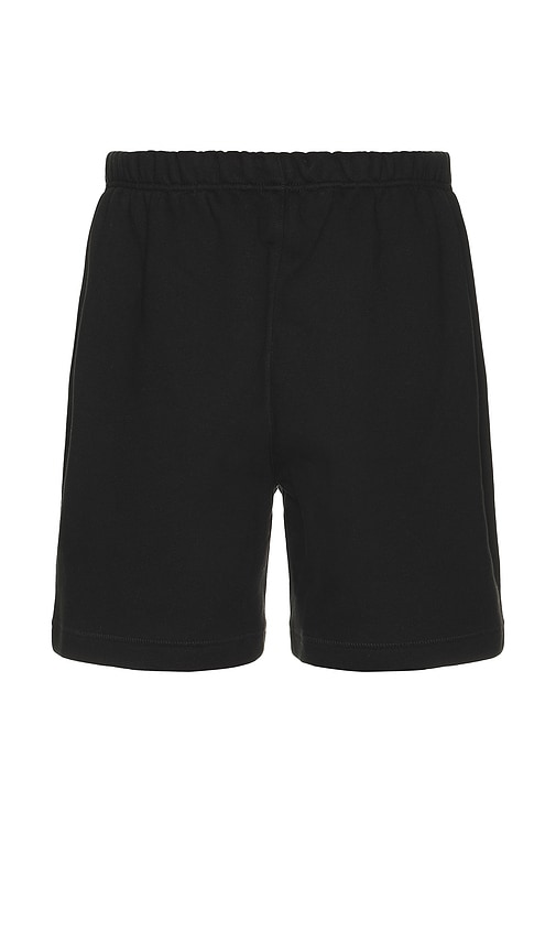 Shop Essentials Fleece Soccer Short In 블랙